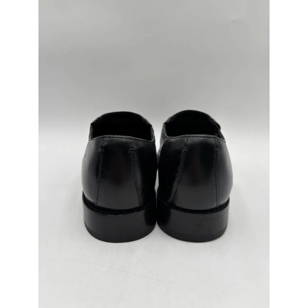 Bostonian HALIDE Men's NEW Leather Oxford Slip-On Shoes Black US Size 7.5